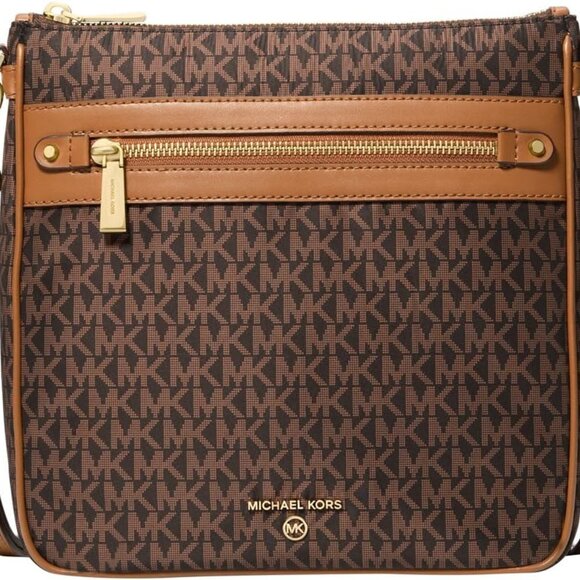 Luxury Jet Set Charm Crossbody Bag with Adjustable Strap & Multiple Pockets - Picture 1 of 4